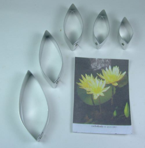 Cutter, Metal & Wire | Cutter - Water Lily Petal