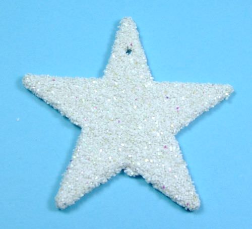 Display/Gift Box & Paper | Glitter Star - white