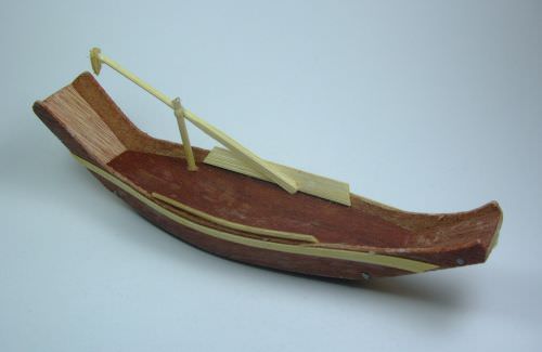 Bamboo, Rattan & Wood | Wood Boat (L)