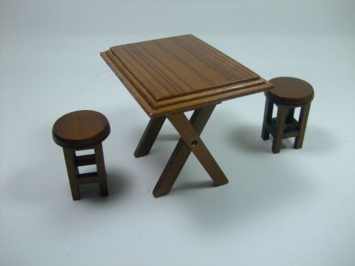 Flatware, Furniture & Kitchenware | Wood Table Set