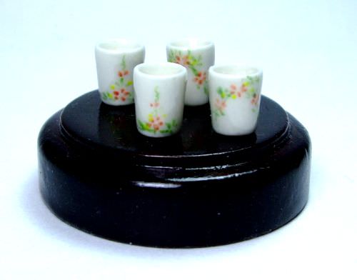 Ceramic, Shell & Stone | Tiny Tea Cup - Chinese