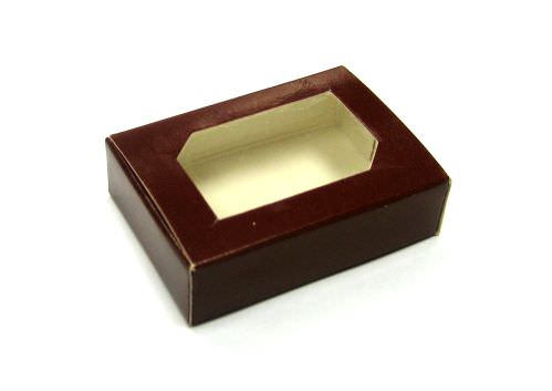 Display/Gift Box & Paper | Window Box - brown