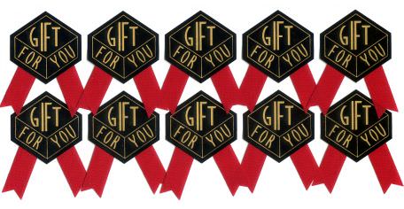 Display/Gift Box & Paper | Gift for You Sticker - Japan