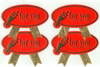 Display/Gift Box & Paper | For You Sticker - Japan