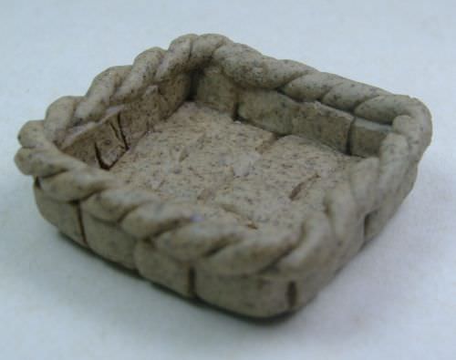 Ceramic, Shell & Stone | Basket - ceramic 